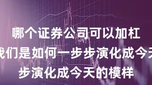 哪个证券公司可以加杠杆以及我们是如何一步步演化成今天的模样